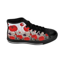 Load image into Gallery viewer, For The Fallen - WOMEN&#39;S HIGH-TOP SNEAKERS - Designed from original ANZAC Day artwork
