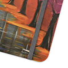 Load image into Gallery viewer, F/leather, elastic fastening, durable inner shell, stand feature, clear open ports, stitched pockets. 17 models, many designs
