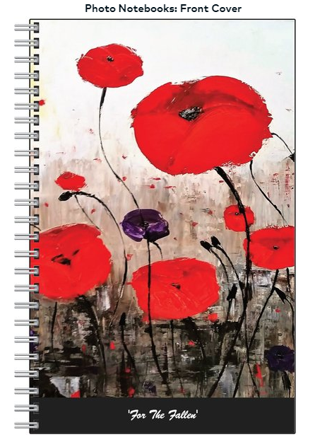 For The Fallen - Spiral NOTEBOOK - 70% Off !!