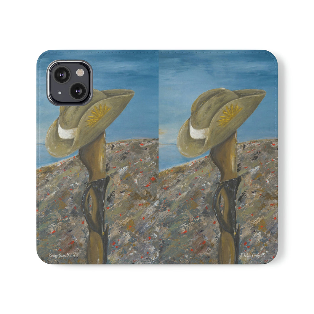 I Was Only 19 - PHONE CASE WALLET for Samsung & iPhones - Designed from original Anzac Day artwork