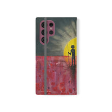 Load image into Gallery viewer, F/leather, elastic fastening, durable inner shell, stand feature, clear open ports, stitched pockets. 17 models, many designs
