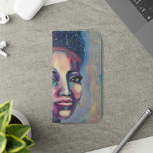 Load image into Gallery viewer, F/leather, elastic fastening, durable inner shell, stand feature, clear open ports, stitched pockets. 17 models, many designs

