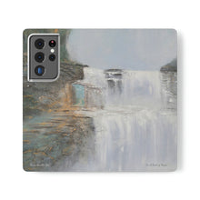 Load image into Gallery viewer, F/leather, elastic fastening, durable inner shell, stand feature, clear open ports, stitched pockets. 17 models, many designs
