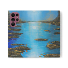 Load image into Gallery viewer, F/leather, elastic fastening, durable inner shell, stand feature, clear open ports, stitched pockets. 17 models, many designs
