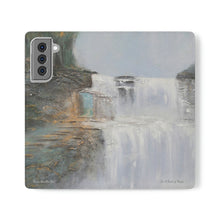 Load image into Gallery viewer, F/leather, elastic fastening, durable inner shell, stand feature, clear open ports, stitched pockets. 17 models, many designs
