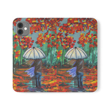 Load image into Gallery viewer, Autumn Rain - PHONE CASE WALLET for Samsung &amp; iPhones - Designed from original artwork
