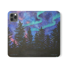 Load image into Gallery viewer, Northern Lights - PHONE CASE WALLET for Samsung &amp; iPhones - Designed from original artwork
