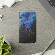 Load image into Gallery viewer, Northern Lights - PHONE CASE WALLET for Samsung &amp; iPhones - Designed from original artwork
