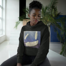Load image into Gallery viewer, Three Little Birds (Faith) - UNISEX HOODIE - Designed from Original artwork (Image on front)
