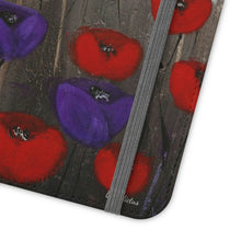 Load image into Gallery viewer, Benedictus (Poppies Only) - PHONE CASE WALLET for Samsung &amp; iPhones - Designed from original ANZAC Day artwork
