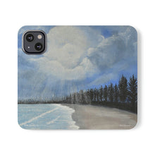 Load image into Gallery viewer, F/leather, elastic fastening, durable inner shell, stand feature, clear open ports, stitched pockets. 17 models, many designs
