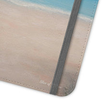 Load image into Gallery viewer, F/leather, elastic fastening, durable inner shell, stand feature, clear open ports, stitched pockets. 17 models, many designs

