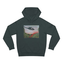 Load image into Gallery viewer, Hoodie 80/20 cotton/polyester anti-pill fleece, has a kangaroo pocket, sleeve cuff ribbing &amp; is preshrunk by Kerry Sandhu Art
