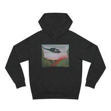 Load image into Gallery viewer, The Battle of Long Tan - UNISEX HOODIE - Designed from Original ANZAC Day artwork (Image on front)
