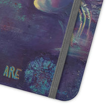 Load image into Gallery viewer, F/leather, elastic fastening, durable inner shell, stand feature, clear open ports, stitched pockets. 17 models, many designs
