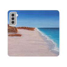 Load image into Gallery viewer, F/leather, elastic fastening, durable inner shell, stand feature, clear open ports, stitched pockets. 17 models, many designs
