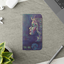 Load image into Gallery viewer, F/leather, elastic fastening, durable inner shell, stand feature, clear open ports, stitched pockets. 17 models, many designs
