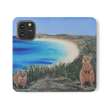 Load image into Gallery viewer, F/leather, elastic fastening, durable inner shell, stand feature, clear open ports, stitched pockets. 17 models, many designs
