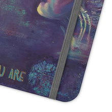 Load image into Gallery viewer, F/leather, elastic fastening, durable inner shell, stand feature, clear open ports, stitched pockets. 17 models, many designs
