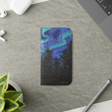 Load image into Gallery viewer, Northern Lights - PHONE CASE WALLET for Samsung &amp; iPhones - Designed from original artwork
