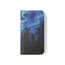 Load image into Gallery viewer, Northern Lights - PHONE CASE WALLET for Samsung &amp; iPhones - Designed from original artwork

