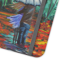 Load image into Gallery viewer, Autumn Rain - PHONE CASE WALLET for Samsung &amp; iPhones - Designed from original artwork
