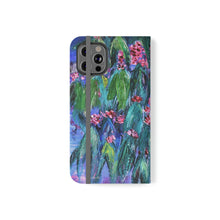 Load image into Gallery viewer, F/leather, elastic fastening, durable inner shell, stand feature, clear open ports, stitched pockets. 17 models, many designs
