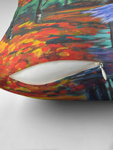 Load image into Gallery viewer, Indoor cushion covers, 100% Polyester cover, double sided print, concealed zip. Original artwork designs by Kerry Sandhu Art
