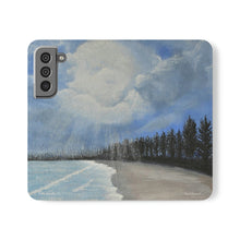 Load image into Gallery viewer, F/leather, elastic fastening, durable inner shell, stand feature, clear open ports, stitched pockets. 17 models, many designs
