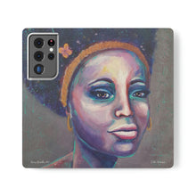 Load image into Gallery viewer, F/leather, elastic fastening, durable inner shell, stand feature, clear open ports, stitched pockets. 17 models, many designs
