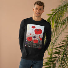 Load image into Gallery viewer, For The Fallen - UNISEX LONGSLEEVE TEE - Designed from original ANZAC Day artwork (Image on front)
