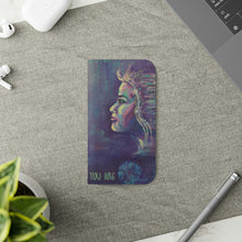 Load image into Gallery viewer, F/leather, elastic fastening, durable inner shell, stand feature, clear open ports, stitched pockets. 17 models, many designs
