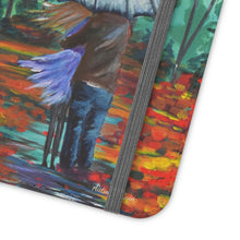 Load image into Gallery viewer, Autumn Rain - PHONE CASE WALLET for Samsung &amp; iPhones - Designed from original artwork
