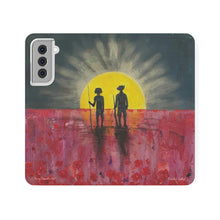 Load image into Gallery viewer, F/leather, elastic fastening, durable inner shell, stand feature, clear open ports, stitched pockets. 17 models, many designs
