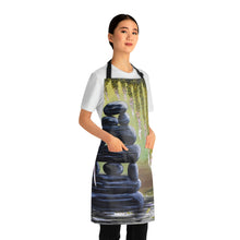 Load image into Gallery viewer, Apron - lightweight, silky finish 100% polyester, two front pockets. Many original artwork designs by Kerry Sandhu Art
