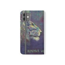 Load image into Gallery viewer, F/leather, elastic fastening, durable inner shell, stand feature, clear open ports, stitched pockets. 17 models, many designs

