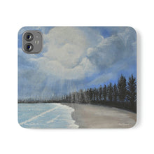 Load image into Gallery viewer, F/leather, elastic fastening, durable inner shell, stand feature, clear open ports, stitched pockets. 17 models, many designs
