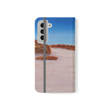 Load image into Gallery viewer, F/leather, elastic fastening, durable inner shell, stand feature, clear open ports, stitched pockets. 17 models, many designs

