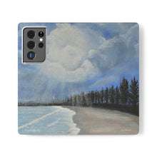 Load image into Gallery viewer, F/leather, elastic fastening, durable inner shell, stand feature, clear open ports, stitched pockets. 17 models, many designs
