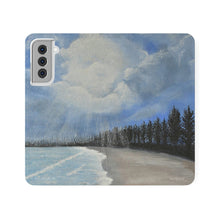 Load image into Gallery viewer, F/leather, elastic fastening, durable inner shell, stand feature, clear open ports, stitched pockets. 17 models, many designs
