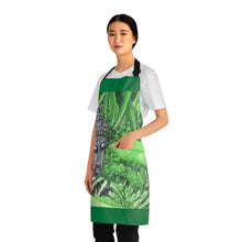 Load image into Gallery viewer, Apron - lightweight, silky finish 100% polyester, two front pockets. Many original artwork designs by Kerry Sandhu Art
