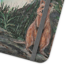 Load image into Gallery viewer, F/leather, elastic fastening, durable inner shell, stand feature, clear open ports, stitched pockets. 17 models, many designs
