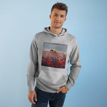 Load image into Gallery viewer, Benedictus - UNISEX HOODIE - Designed from Original ANZAC Day artwork (Image on front)
