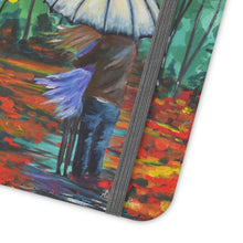 Load image into Gallery viewer, Autumn Rain - PHONE CASE WALLET for Samsung &amp; iPhones - Designed from original artwork

