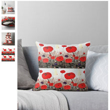 Load image into Gallery viewer, For The Fallen - CUSHION COVER - Designed from original ANZAC Day artwork

