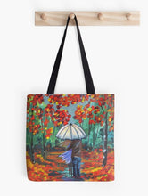 Load image into Gallery viewer, Autumn Rain - TOTE BAG - Designed from Original Artwork (41cm x 41cm)
