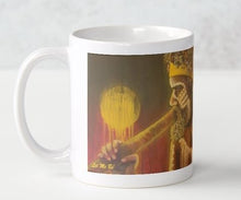 Load image into Gallery viewer, Original painting of an Aboriginal man playing the didgeridoo  on a ceramic mug

