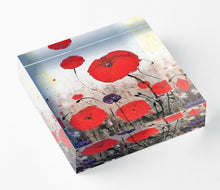 Load image into Gallery viewer, For The Fallen - ACRYLIC BLOCK - Designed from original ANZAC Day artwork
