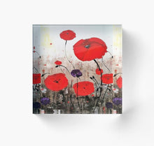 Load image into Gallery viewer, Vibrant back mounted photographic prints, 2.5cm thick solid free-standing acrylic block. Original artwork by Kerry Sandhu Art
